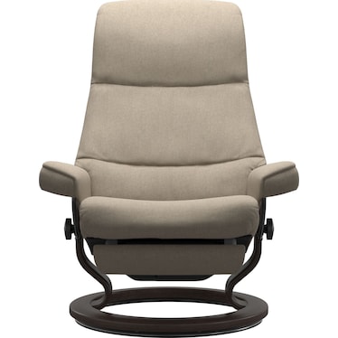 Stressless® View (L) Classic Base Recliner with Power