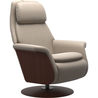 Stressless® Sam Power Wood Disc base