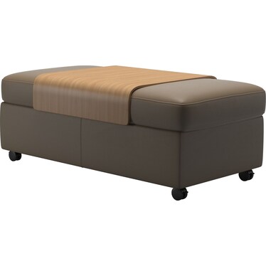 Stressless® Double Ottoman with table