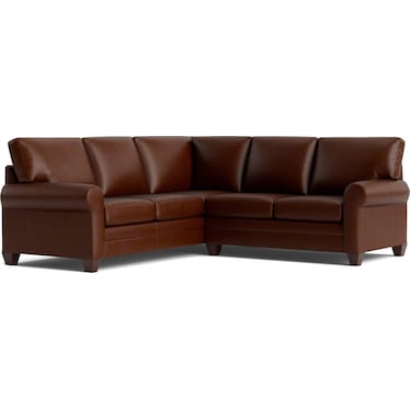 Carolina Leather Sock Arm Sectional