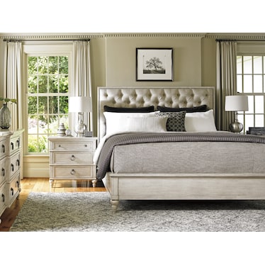 Lexington Oyster Bay Tufted Bed
