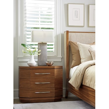 Lexington Kitano Zebrano Nightstand