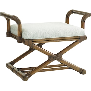Tommy Bahama Home Bali Hai Rattan Bench