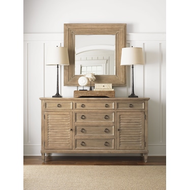 Lexington Monterey Sands Elm Mirror