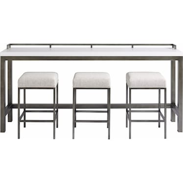 Essence Console Stool with Stone Top