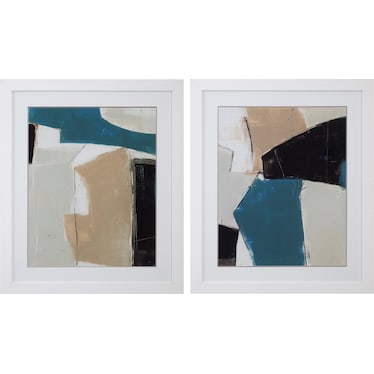 Layers Framed Print Set of 2