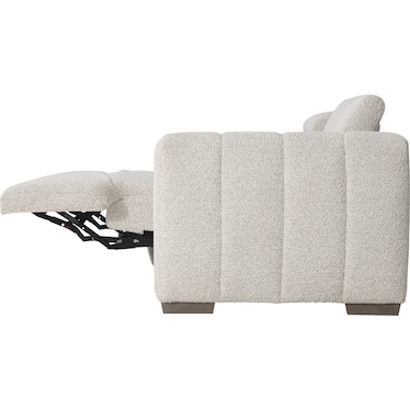 Aldo Fabric Left Arm Power Motion Loveseat