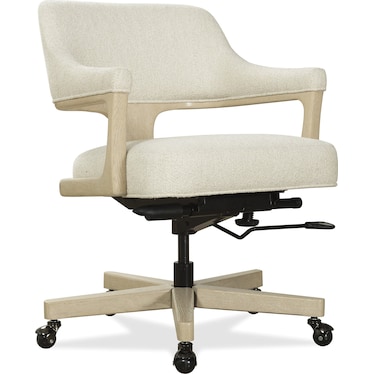 Briar Modern Beige Fabric Executive Chair