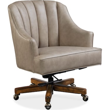 EC Leather Swivel Office Chair