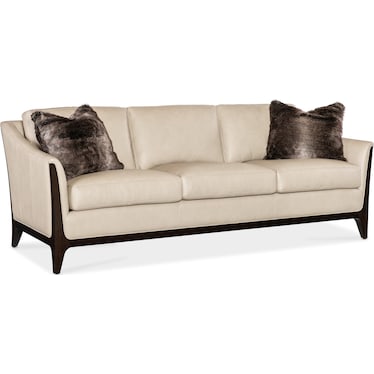 SS Sophia Transitional Leather Sofa