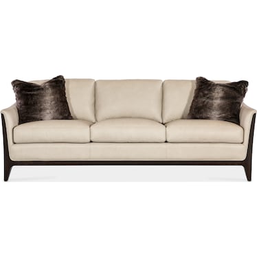 SS Sophia Transitional Leather Sofa