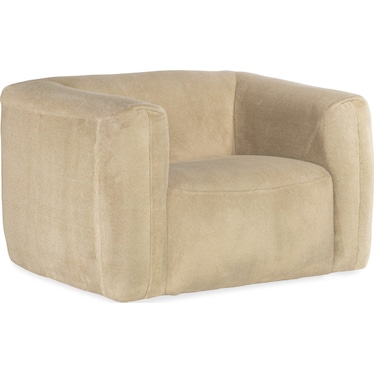 SS Casual Beige Fabric Accent Chair