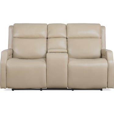 MS Leather Power Reclining Loveseat