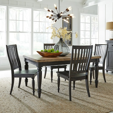 5 Piece Reactangular Table Set
