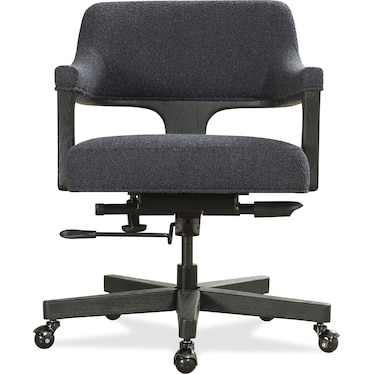 Modern Black Fabric Office Chair