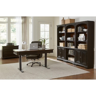 Hampton File Cabinet Black Cherry