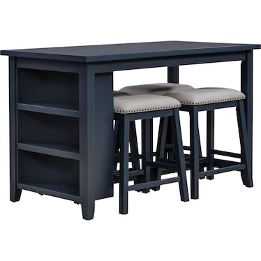 5 Piece Counter Set- Navy