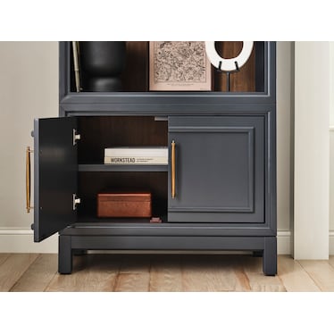 Alexander Door Bookcase Midnight