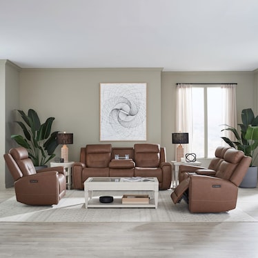 Sofa w/ Loveseat & Recliner