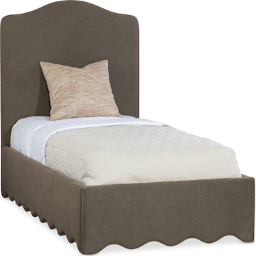 Commerce and Market Brown Twin Bed