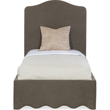 Commerce and Market Brown Twin Bed