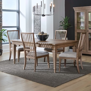 5 Piece Rectangular Table Set