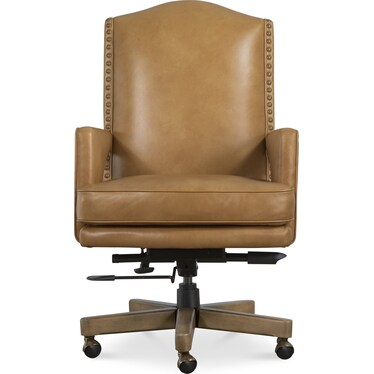 EC Brown Leather Executive Chair