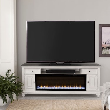 417 80 Inch Console w/ Fire