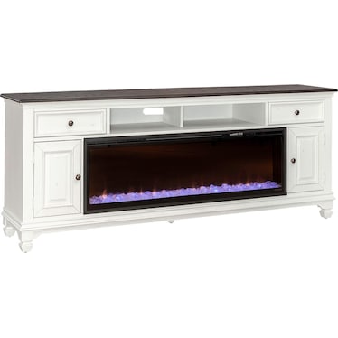 417 80 Inch Console w/ Fire