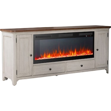 652 80 Inch Console w/ Fire FTS