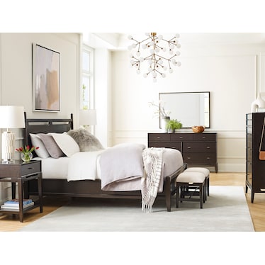 aspenhome Sutton Stool French Roast