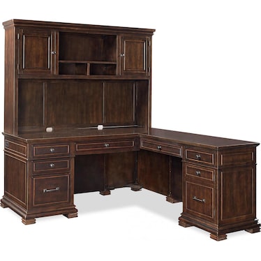 Weston 48" Return Desk Brown Ale
