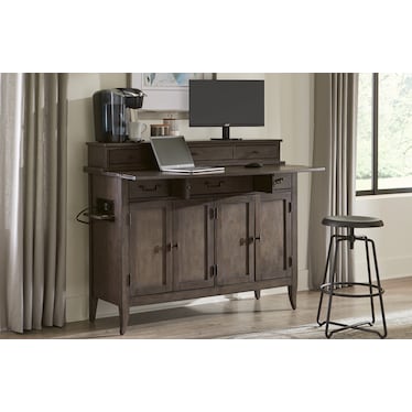 Blakely Server Sable Brown