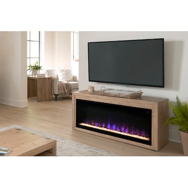 Lyndon Light Cashmere Fireplace Insert