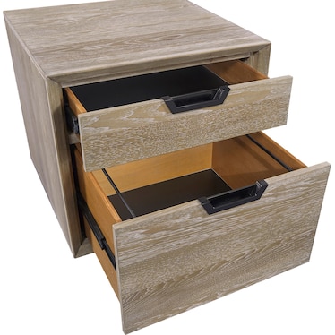 Harper Point File Cabinet Bleached Khaki