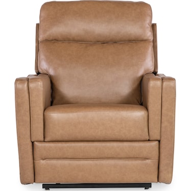 RC Brown Leather Power Lift Recliner
