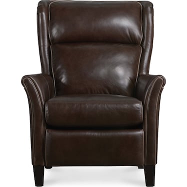 RC Brown Leather Power Recliner
