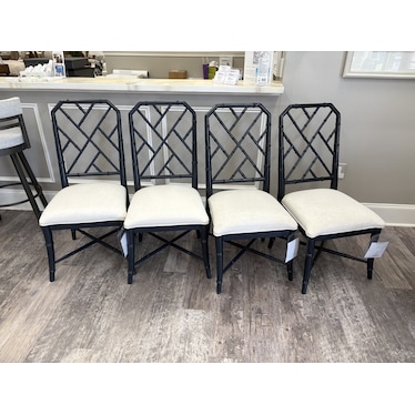 Navy Hanalei Bay Side Chairs (4)