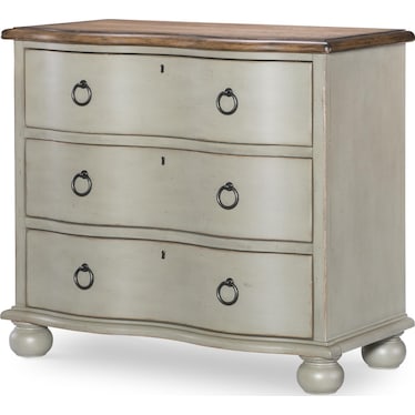 Vintage Market Scalloped Accent Chest