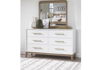 cloud white and desert oak    