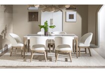 cloud white and desert oak    