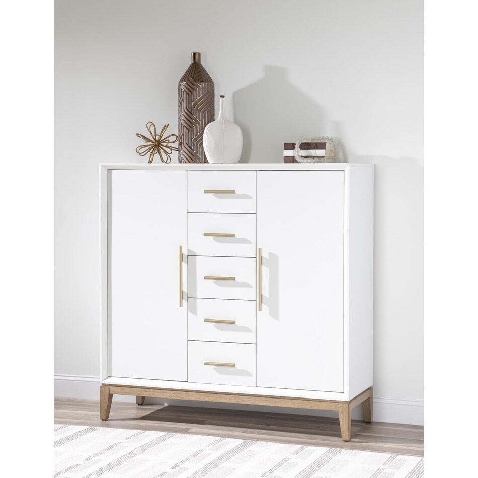 cloud white and desert oak    
