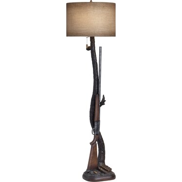 Set of 2 66" Resin Floor Lamp