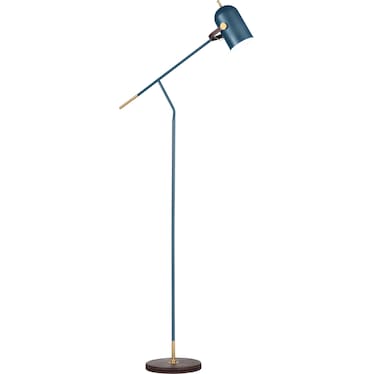 64.25"H Metal Floor Lamp with Shade