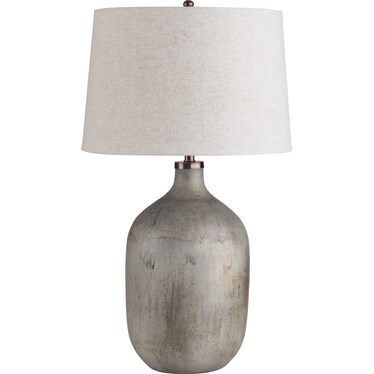 32" Glass Table Lamp