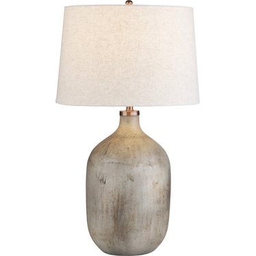 32" Glass Table Lamp