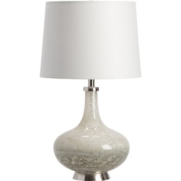 29.5" Glass Table Lamp