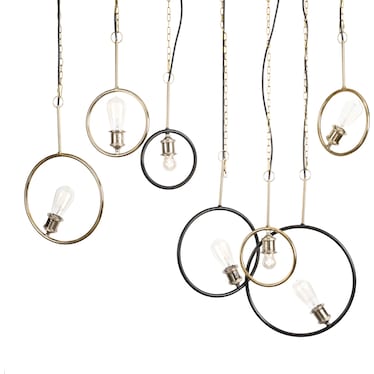Ariel Floating Circles Pendant
