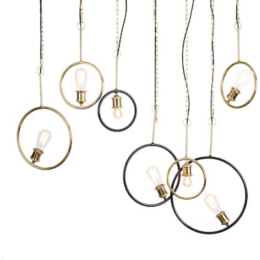Ariel Floating Circles Pendant