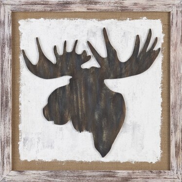 Rustic Moose Silhouette